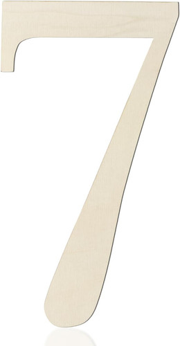 Large wooden numbers inch - numbers,