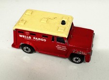 Vintage 1978 Matchbox Armored Truck Wells Fargo