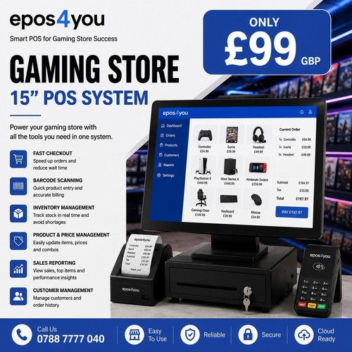 Gaming store epos system pos - epos,