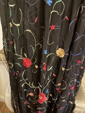 Vintage Black Silk Hand