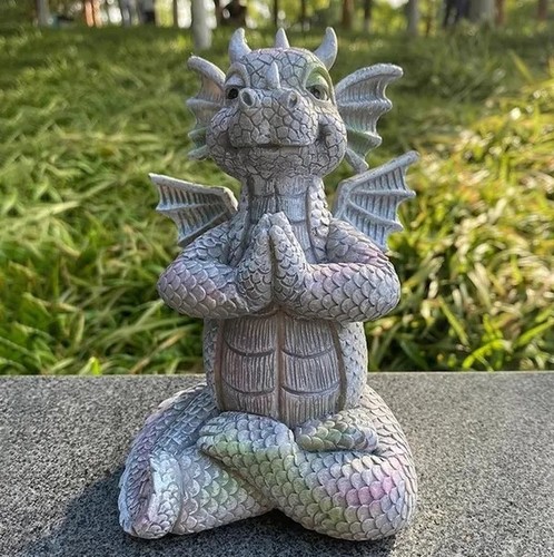 Garden dragon meditation - garden,
