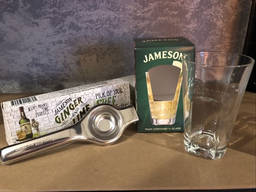 Jamesons whiskey glass and - whiskey,