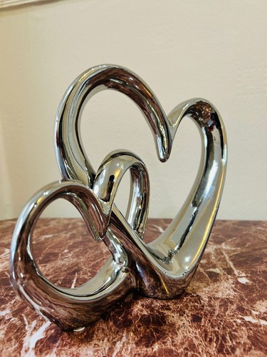 Double chrome heart - chrome,