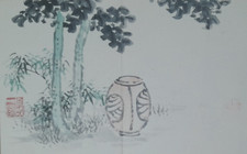 CERAMIC DRUM STOOL Japanese