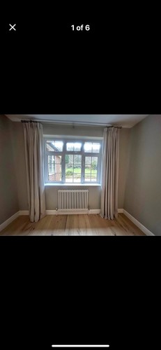 Grey curtains lined pinch - grey,