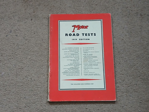 Motor road tests 1959 - "motor",