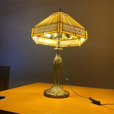 Yellow Hexagon Tiffany Style