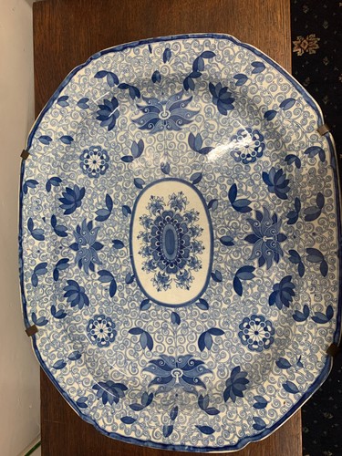 Very large blue and white - very,