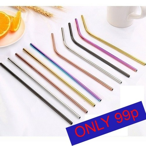 Reusable metal straws - reusable,