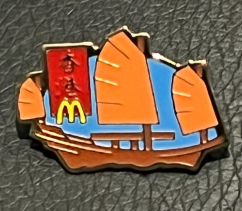 Mcdonalds pin badge - mcdonalds,