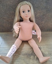 Our Generation Kacy Doll with removable prosthetic leg  45cm blonde brown eyes