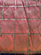 Peach Silk Bandhani Duppata