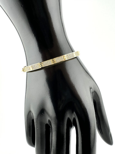 14k yellow gold screw motif - 14k,