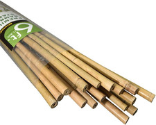 Natural Bamboo Stakes 6 Feet
