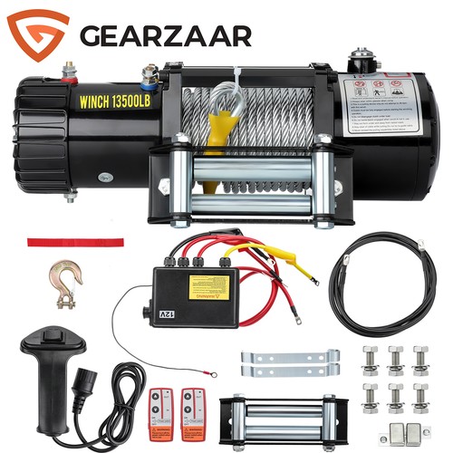 Gearzaar electric winch - electric, 12v