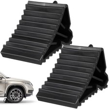  2 Pcs Garage Parking Block Stopper for Wheel Chocks Motorhome Tire