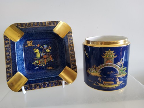 Vintage blue lustre - blue, carlton