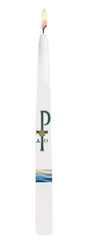 Baptism chi rho - baptism, candle