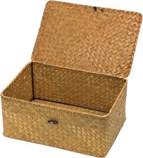 Wicker Storage Basket with