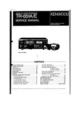 Service manual for Kenwood
