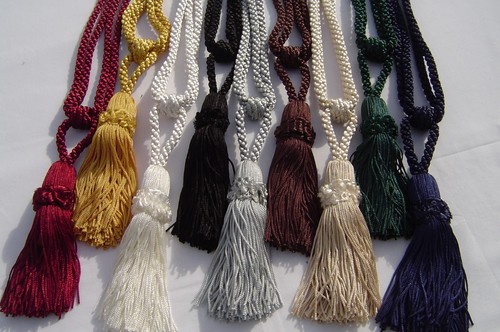 Rope twist tassel tie backs - twist,