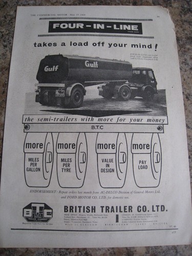 Four line gulf - four-in-line, semi-trailer
