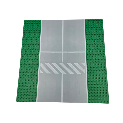 Lego street base plate green - street,