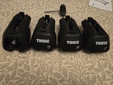 Thule Evo Raised Rail 710410 4 Pack With Key, Instructions, Screw And Box