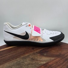 Nike Zoom Rival SD 2 Shoes Men's 13 White Track Field Discus Shot Put Throwing