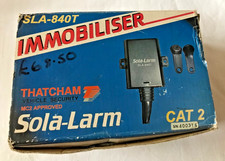Sola-Larm Motorcycle Immobiliser Cat 2 Thatcham Approved Security  New In Box