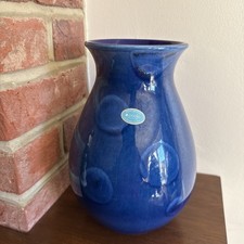 Large Blue Poole Pottery