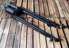 Antique Narrow Skinny Springer Forks Harley Bobber Chopper Black Big Port 28"