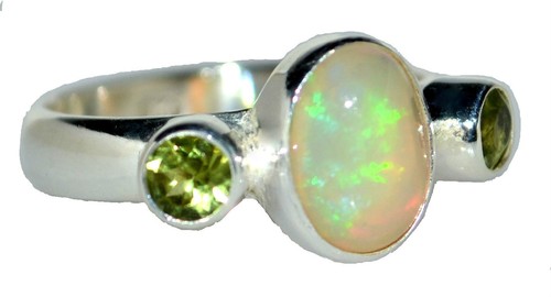 Fire opal peridot - fire, gem