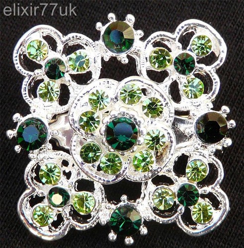 Silver sparkly flower bouquet - sparkly,