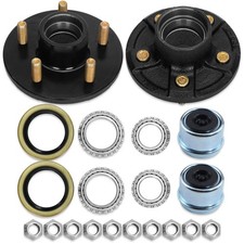 2 Sets 3500lb Trailer Axle