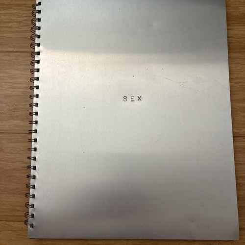 Madonna sex book - book, aluminum