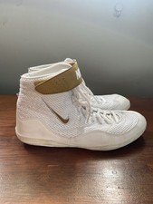Men’s Nike White And Gold Boxing Boots