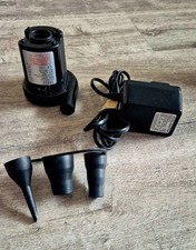 Tesco HT-380S Low Pressure Electric Air Compressor Pump with 3 Nozzles Black