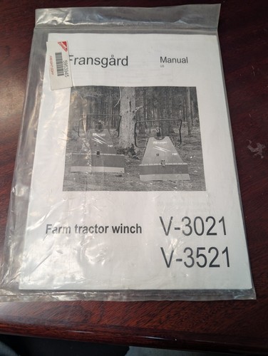 Fransgard tractor winch manual - fransgard,