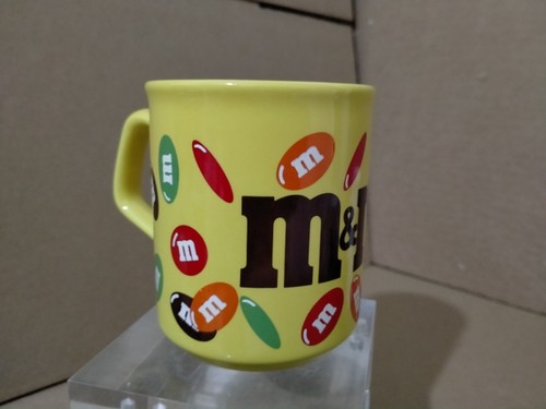 Yellow mug - m&m's,