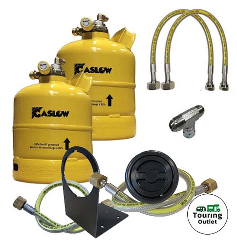 Twin gaslow 7kg cylinder kit - twin,