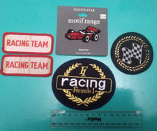 5x Motorsport Racing Car Patch Sew/Iron On Badges