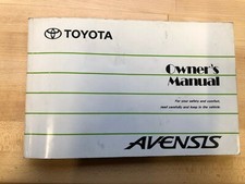 TOYOTA AVENSIS OWNERS MANUAL /