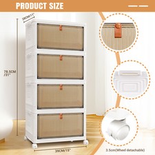 3 4 5 Tier Plastic Storage