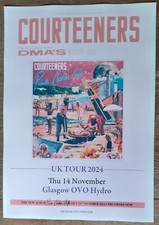 The Courteeners - live music show 2024 promotional tour concert gig poster