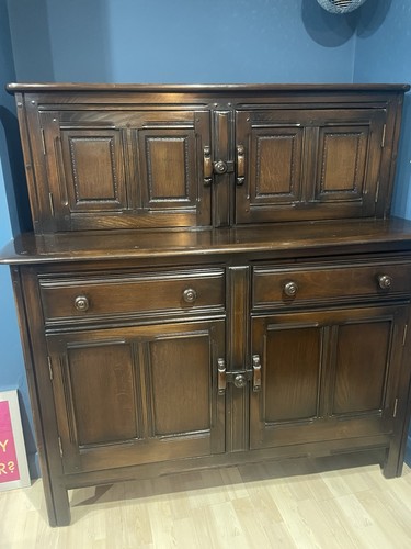 Ercol brown wooden sideboard - brown,