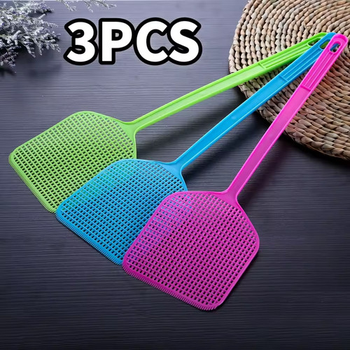 Pack fly swatters long - 3,