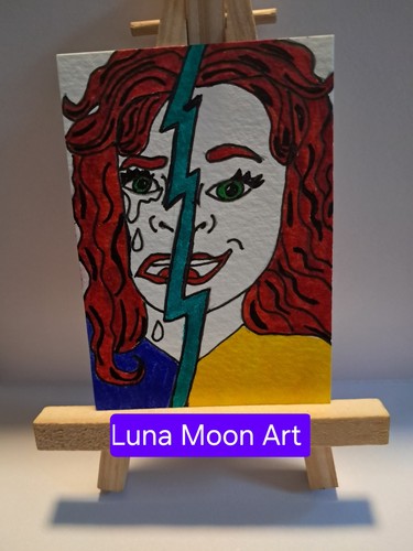 Original watercolour aceo - original,
