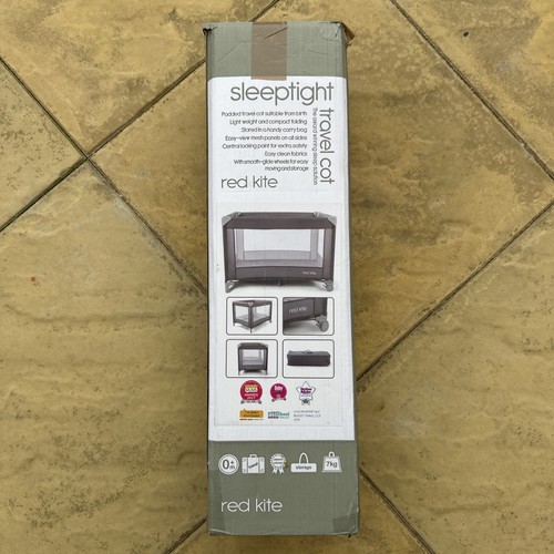 Red kite sleeptight travel cot - kite,