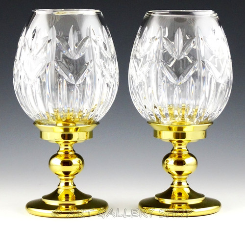 Waterford crystal brass 5 - crystal,
